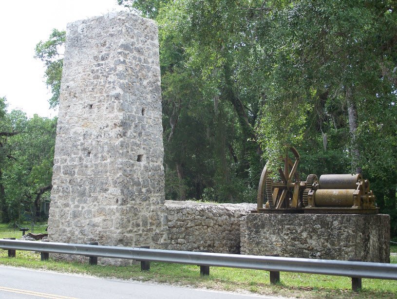 Yulee Sugar Mill Ruins Historic State Park, Florida, USA